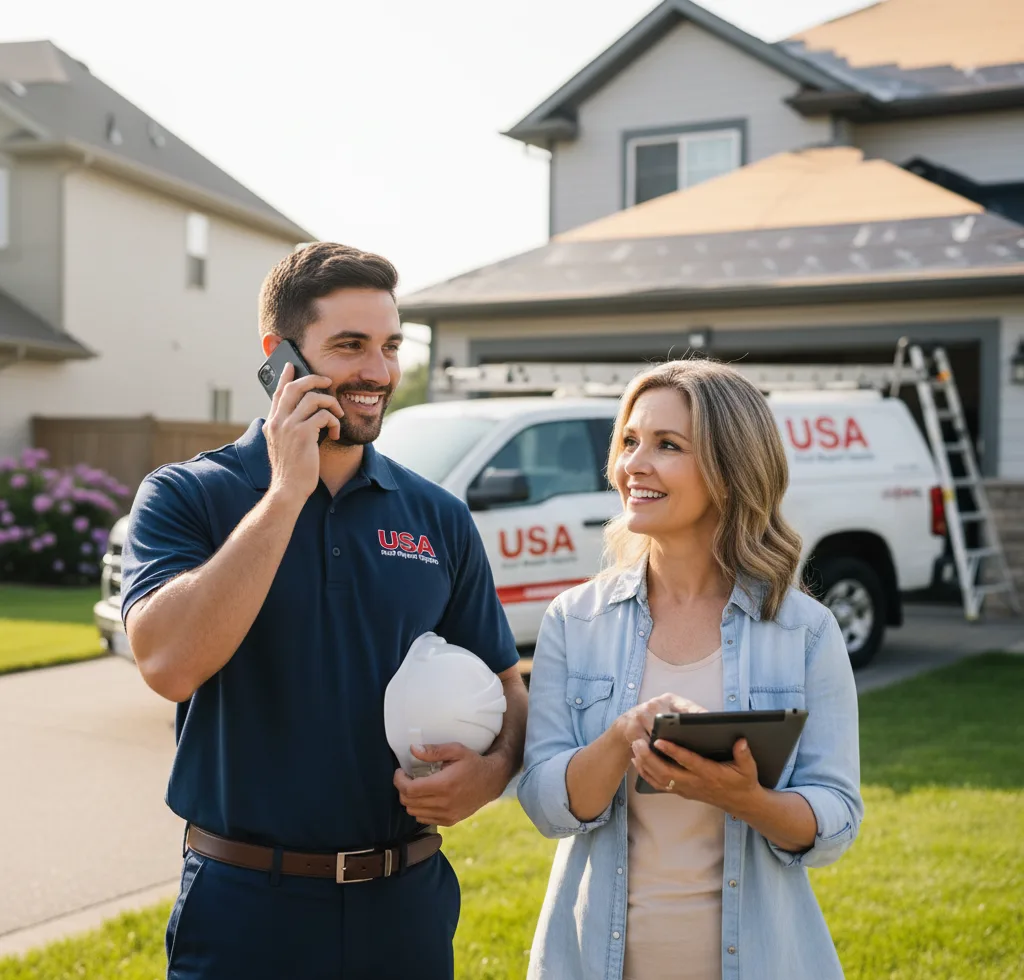 USA Roof Repair Experts customer support in Readyville